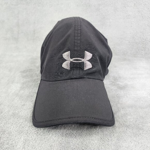 Mens Black Under Armour OSFA Performance Cap One Size Fits All Adjustable - Picture 2 of 8